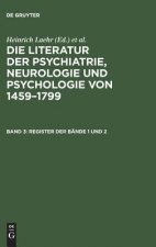 Literatur der Psychiatrie, Neurologie und Psychologie von 1459-1799, Band 3, Register der Bande 1 und 2