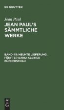 Jean Paul's Sammtliche Werke, Band 45, Neunte Lieferung. Funfter Band