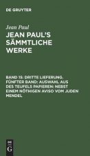 Jean Paul's Sammtliche Werke, Band 15, Dritte Lieferung. Funfter Band