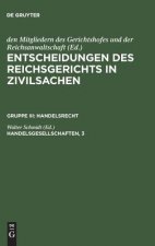 Entscheidungen des Reichsgerichts in Zivilsachen, Handelsgesellschaften, 3