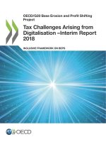 Tax challenges arising from digitalisation
