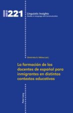 Formacion de Los Docentes de Espanol Para Inmigrantes En Distintos Contextos Educativos