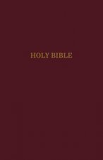 NIV, Reference Bible, Giant Print, Leather-Look, Burgundy, Red Letter Edition, Indexed, Comfort Print