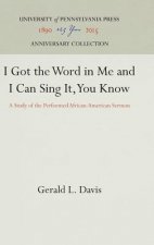 I Got the Word in Me and I Can Sing it, You Know