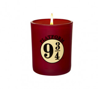 Harry Potter Plat 9 Glass Candle