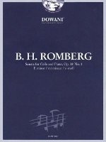SONATA FOR CELLO & PIANO OP 38 NO 1 IN E