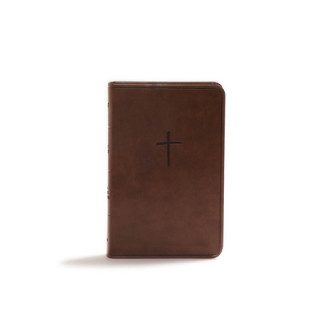 CSB Compact Bible, Brown LeatherTouch, Value Edition (Csb Bibles by Holman)()