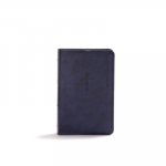 CSB Compact Bible, Navy LeatherTouch, Value Edition