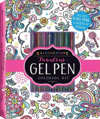 Kaleidoscope: Fabulous Gel Pen Coloring Kit [With Pens/Pencils]