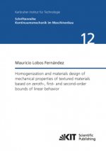 Homogenization and materials design of mechanical properties of textured materials based on zeroth-, first- and second-order bounds of linear behavior