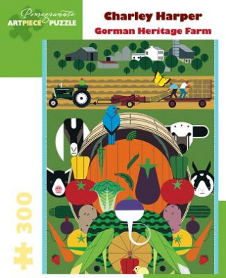 Charley Harper Gorman Heritage Farm 300-Piece Jigsaw Puzzle