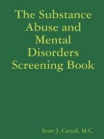 Substance Abuse and Mental Disorders Screening Book