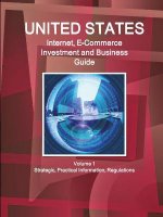 United States Internet, E-Commerce Investment and Business Guide Volume 1 Strategic, Practical Information, Regulations