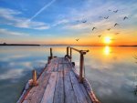 Wolken im See - 500 Teile (Puzzle)