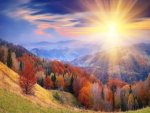 Sonnenaufgang in Herbstlandschaft - 1.000 Teile (Puzzle)