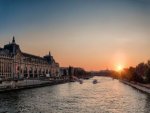 Seine in Paris bei Sonnenuntergang - 1.000 Teile (Puzzle)