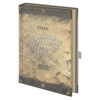 Game Of Thrones Stark Worn Notebook