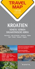 KUNTH TRAVELMAP Kroatien 1:300.000