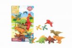 Gumovací puzzle figurky Dinosauři