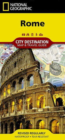 National Geographic City Destination Map Stadtplan Rome