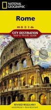 National Geographic City Destination Map Stadtplan Rome