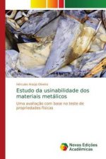 Estudo da usinabilidade dos materiais metalicos
