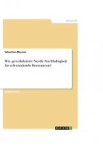 Wie gewährleistet Nestlé Nachhaltigkeit für schwindende Ressourcen?