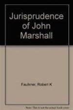 Jurisprudence of John Marshall