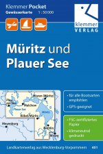 Klemmer Pocket Gewässerkarte Müritz und Plauer See 1:50.000