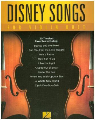 Disney Songs For Violin Duet -For 2 Violins- (Book)