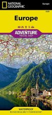 National Geographic Adventure Map Touristische Karte Europe