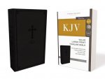 KJV, Value Thinline Bible, Large Print, Leathersoft, Black, Red Letter, Comfort Print