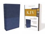 KJV, Value Thinline Bible, Leathersoft, Blue, Red Letter, Comfort Print