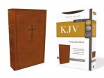 KJV, Thinline Bible, Leathersoft, Brown, Red Letter, Comfort Print