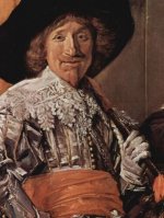 Frans Hals - Die Kompanie des Reynier Real, Detail: Kopf eines Schützen - 500 Teile (Puzzle)