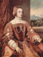 Tizian - Porträt der Kaiserin Isabella von Portugal - 500 Teile (Puzzle)