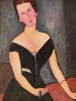 Amadeo Modigliani - Porträt der Frau van Muyden - 500 Teile (Puzzle)