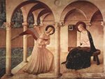 Fra Angelico - Freskenzyklus im Dominikanerkloster San Marco in Florenz, Szene: Verkündigung - 500 Teile (Puzzle)