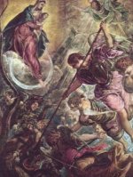 Jacopo Tintoretto - Kampf des Erzengels Michael mit dem Satan - 500 Teile (Puzzle)