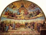 Raffael - Stanza della Segnatura für Julius II., Verherrlichung (Disputa) des Hl. Altarssakraments - 500 Teile (Puzzle)