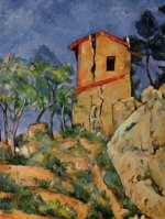 Paul Cézanne - Das Haus mit geborstenen Wänden - 500 Teile (Puzzle)