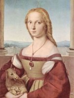 Raffael - Porträt einer jungen Frau mit dem Einhorn - 500 Teile (Puzzle)