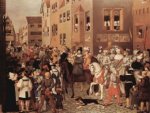 Franz Pforr - Einzug Kaiser Rudolfs von Habsburg in Basel 1273 - 500 Teile (Puzzle)