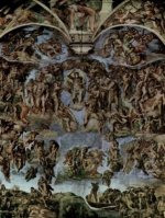 Michelangelo Buonarroti - Das Jüngste Gericht, Fresko an der Altarwand der Sixtinischen Kapelle - 500 Teile (Puzzle)