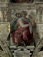 Michelangelo Buonarroti - Deckenfresko in der Sixtinischen Kapelle, Szene: Der Prophet Jessaja - 500 Teile (Puzzle)
