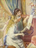Pierre-Auguste Renoir - Zwei Mädchen am Klavier - 500 Teile (Puzzle)