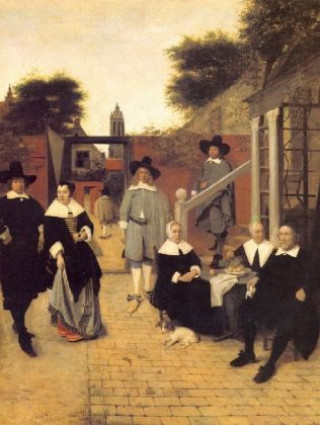 Pieter de Hooch - Holländische Familie - 1.000 Teile (Puzzle)