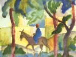 August Macke - Eselreiter - 1.000 Teile (Puzzle)