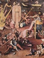 Hieronymus Bosch - Der Garten der Lüste, rechter Flügel: Die Hölle, Detail - 1.000 Teile (Puzzle)