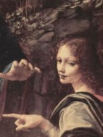 Leonardo da Vinci -Madonna in der Felsengrotte, Maria mit Christuskind, Johannes dem Täufer als Kind - 1.000 Teile (Puzzle)